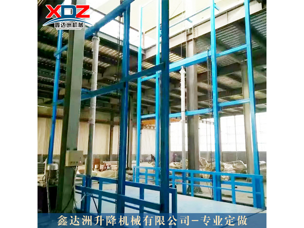 导轨式液压升降平台 导轨式液压升降平台